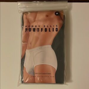 Perry Ellis Portfolio Black 2-pack Boxer Briefs